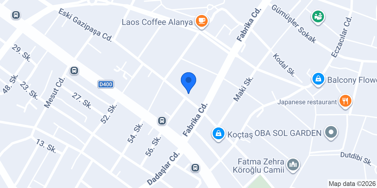 Alisa Veteriner Kliniği konumu