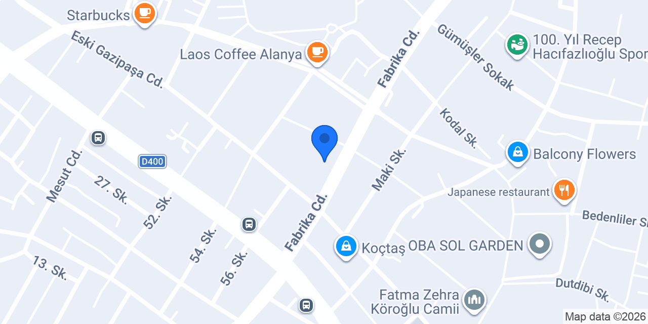 AREL SİGORTA ALANYA konumu