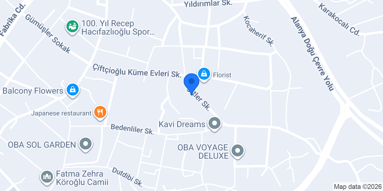 Deep Design Alanya konumu