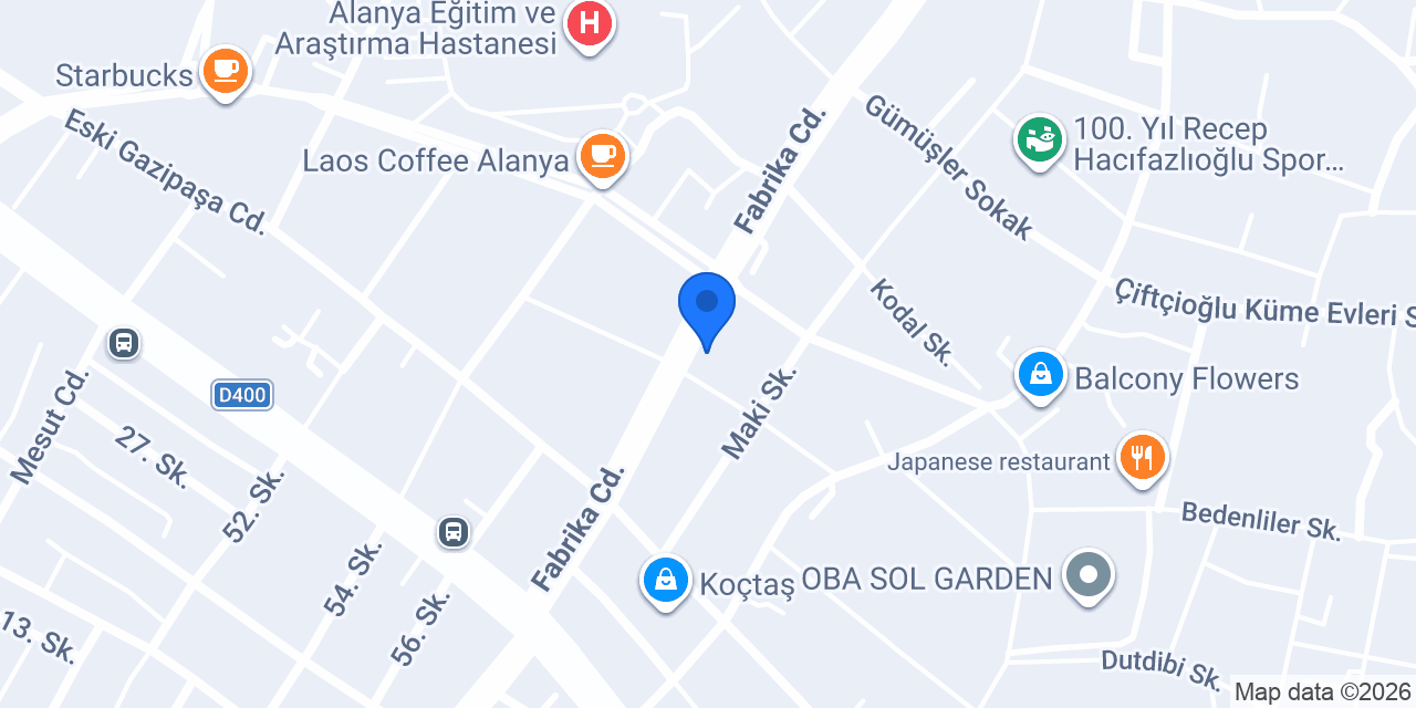 Kebapçı Celal Oba Şubesi konumu