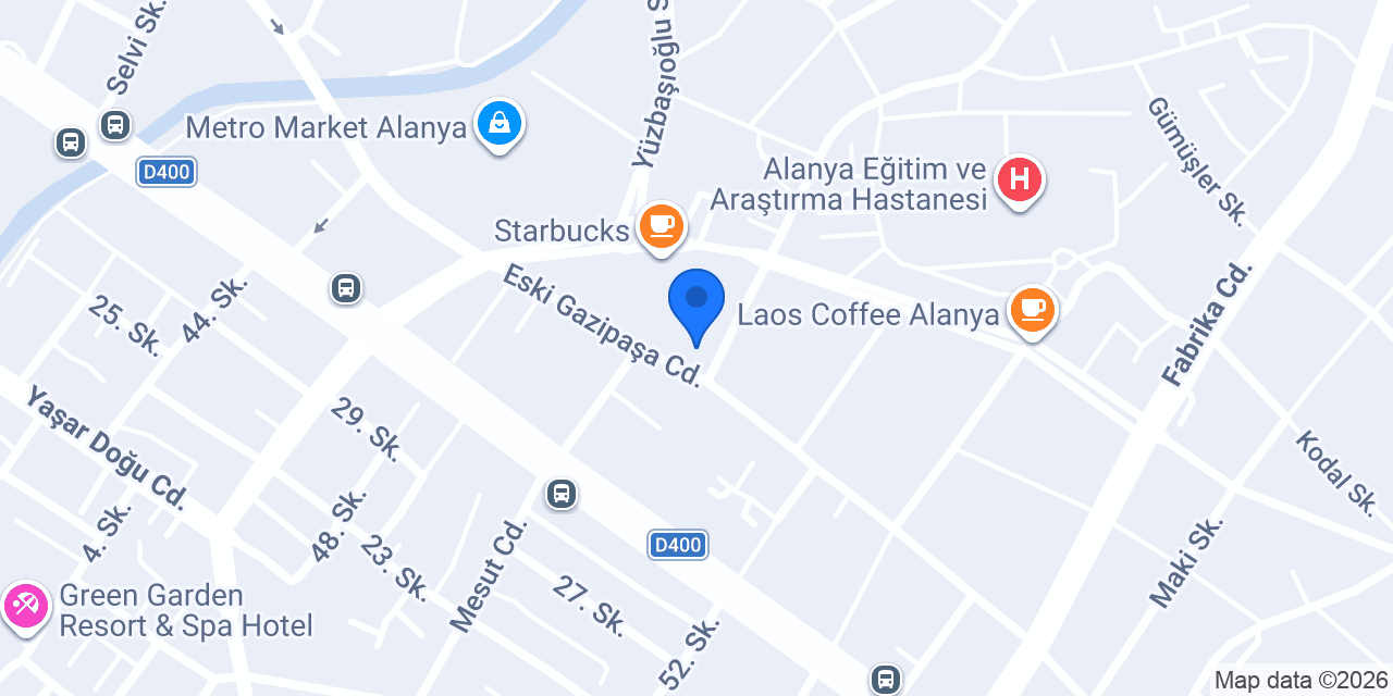 Gazipaşa Psikolog konumu