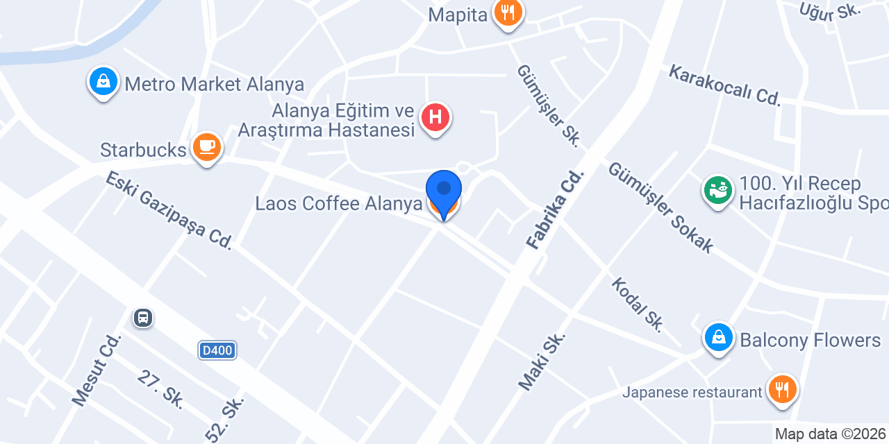 Laos Coffee Alanya konumu