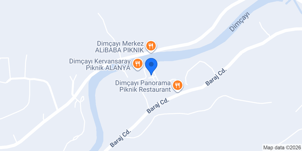 Ruby Bungalov Alanya konumu