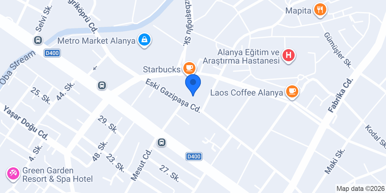 Yüzbaşıoğlu Fırın & Kafe konumu