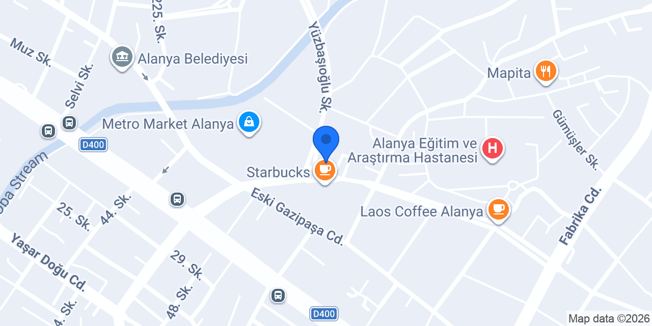 Kahveland Alanya Premium konumu