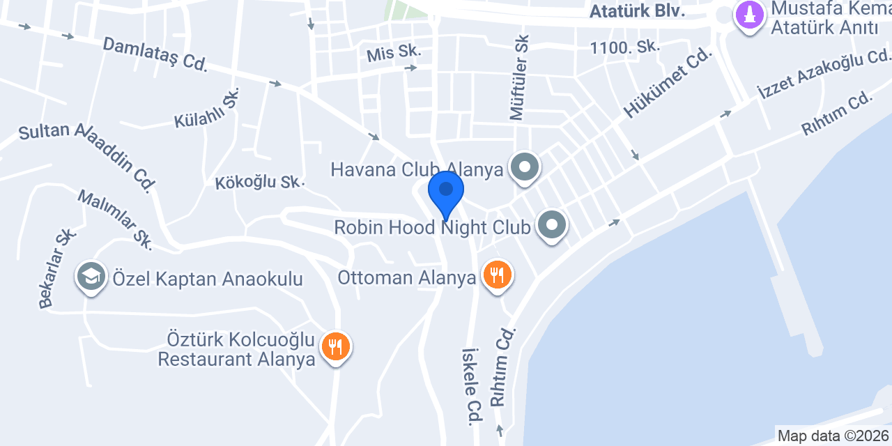 Vira Tost Evi konumu