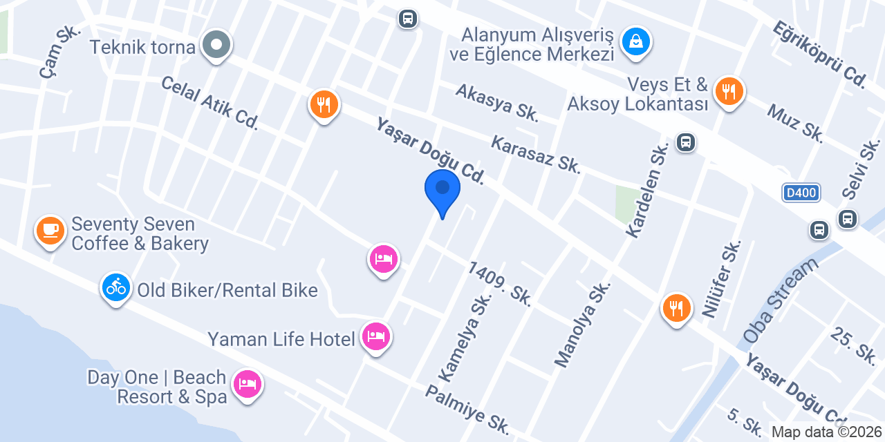 Sentos Transfer Rent A Car konumu