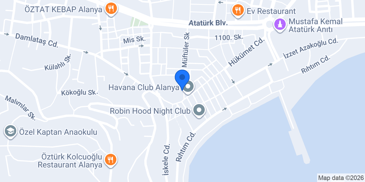 MEDUSSA TATTOO AND PIERCING STUDIO ALANYA konumu