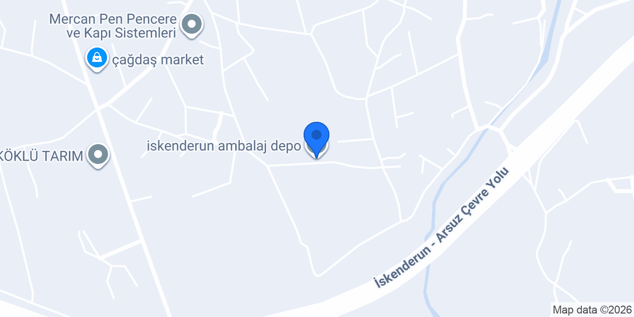 iskenderun ambalaj depo konumu