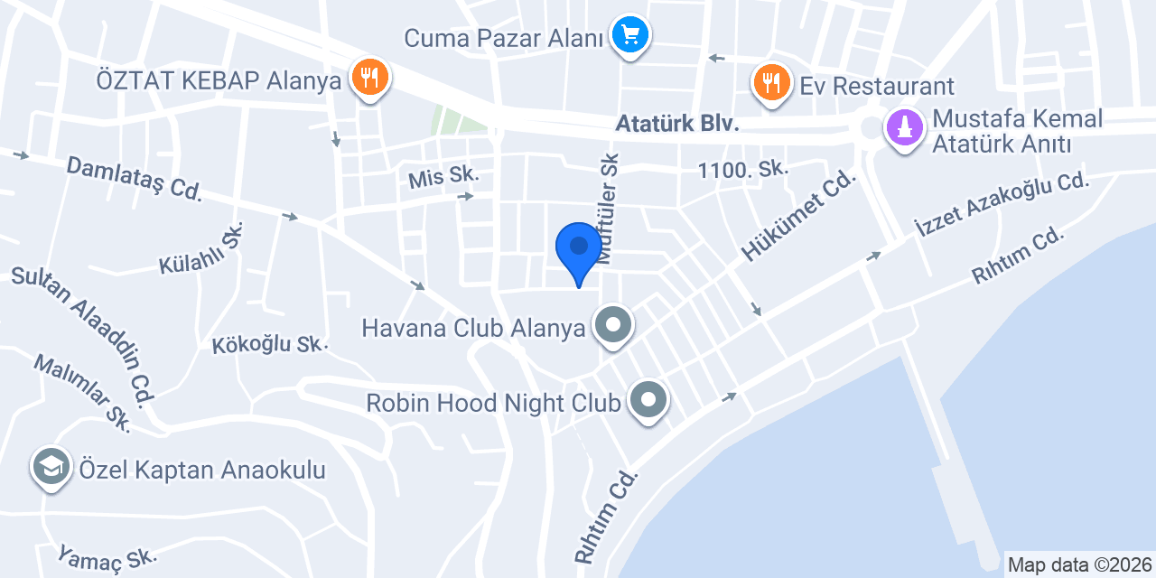 Nirvana Cafe & Bilardo konumu