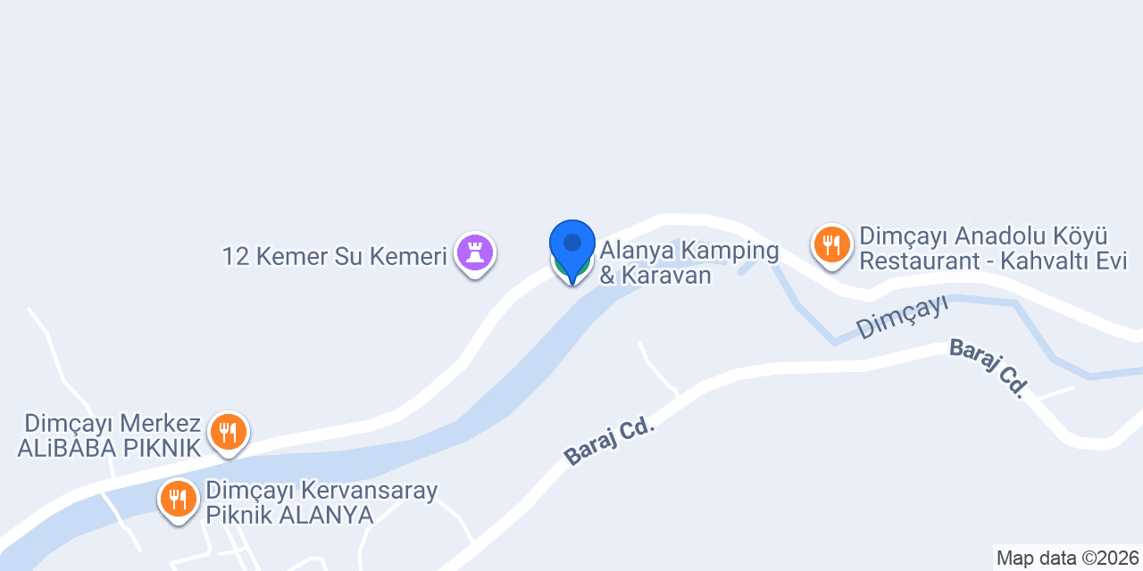 Alanya Kamping & Karavan konumu