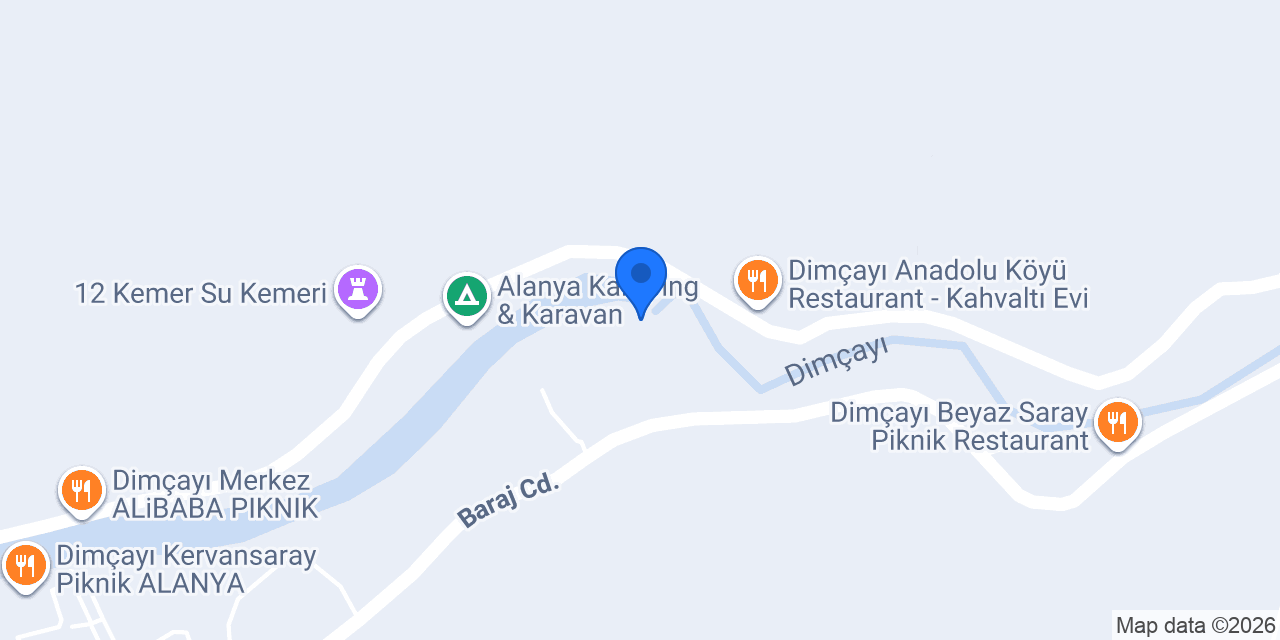 Huzur kent restoran piknik konumu