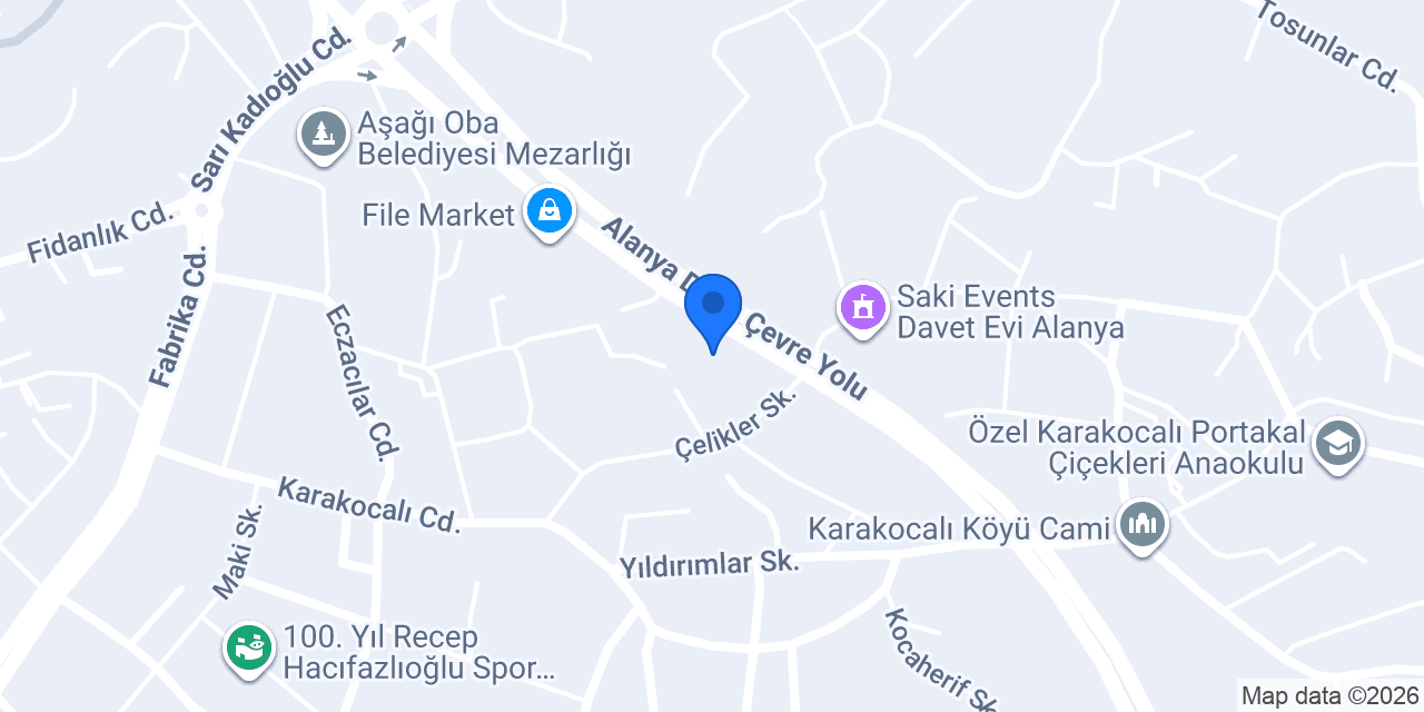Kübra Durak Mimarlık konumu