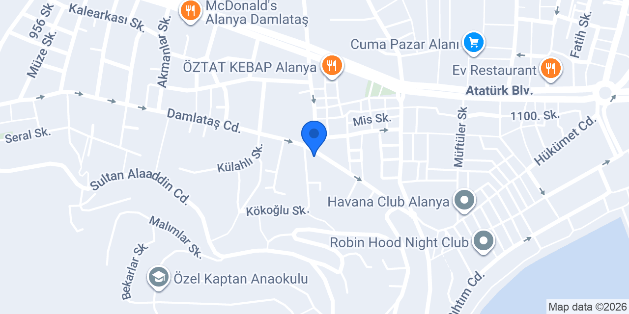 Constantine İnk Tattoo & Piercing konumu