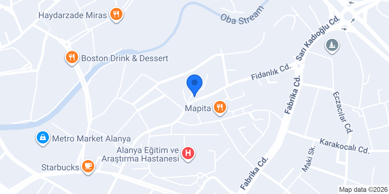 Akay Ekmek Fırını konumu