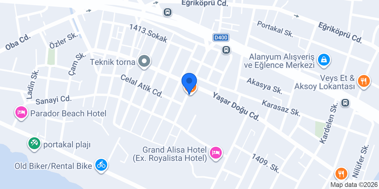Ciğerci Hüsamettin Usta konumu