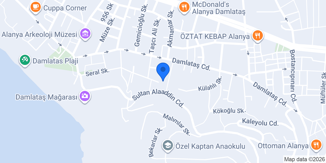 Villa Sonata Hotel konumu