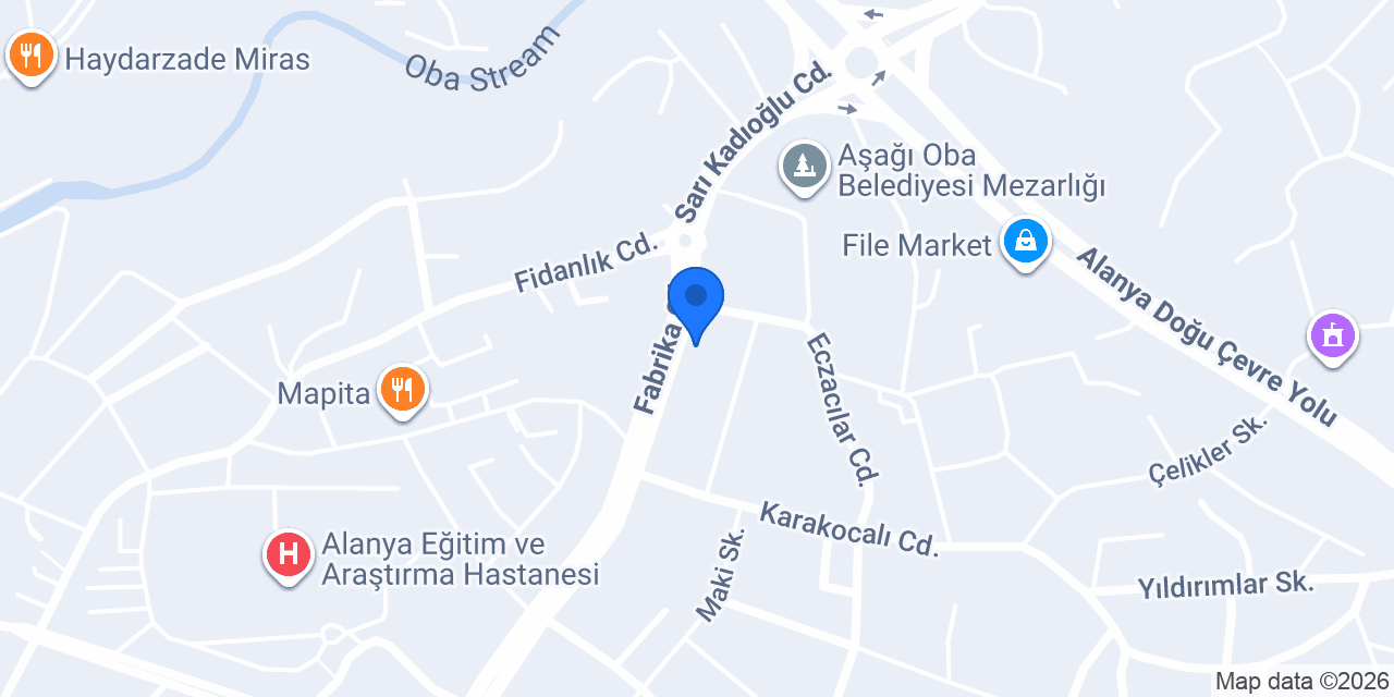 VitrA Alanya konumu