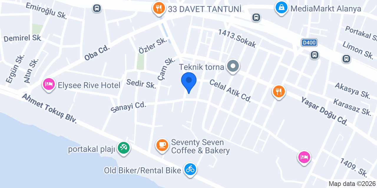 Almak konumu