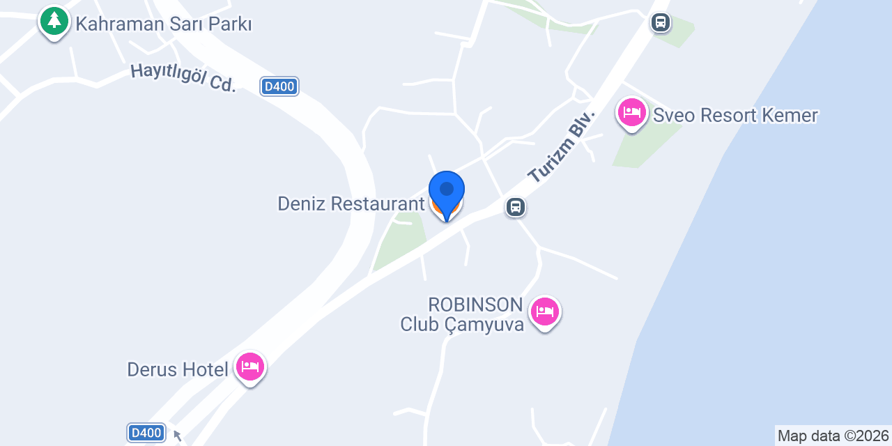 Deniz Restaurant konumu