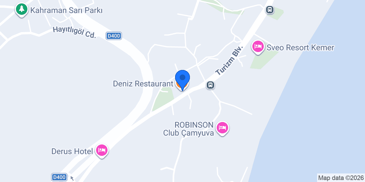 Teleferik Restoran Pide konumu