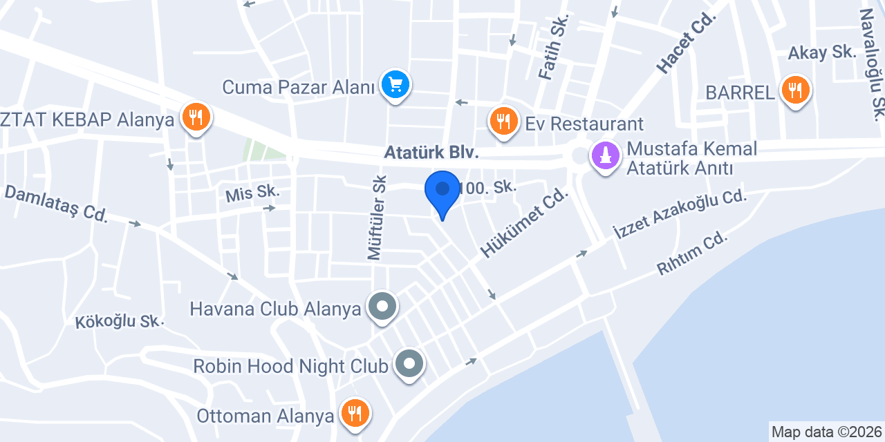 WESTERN UNİON ALANYA konumu