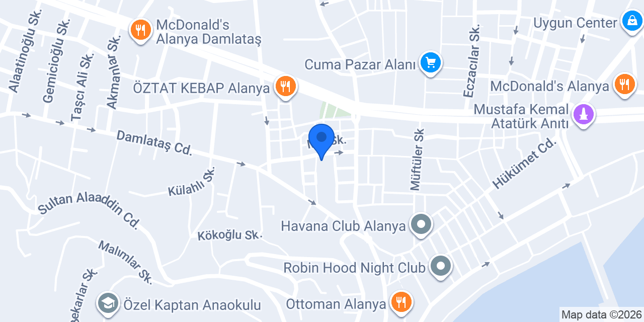 DELTA KURS MERKEZİ konumu