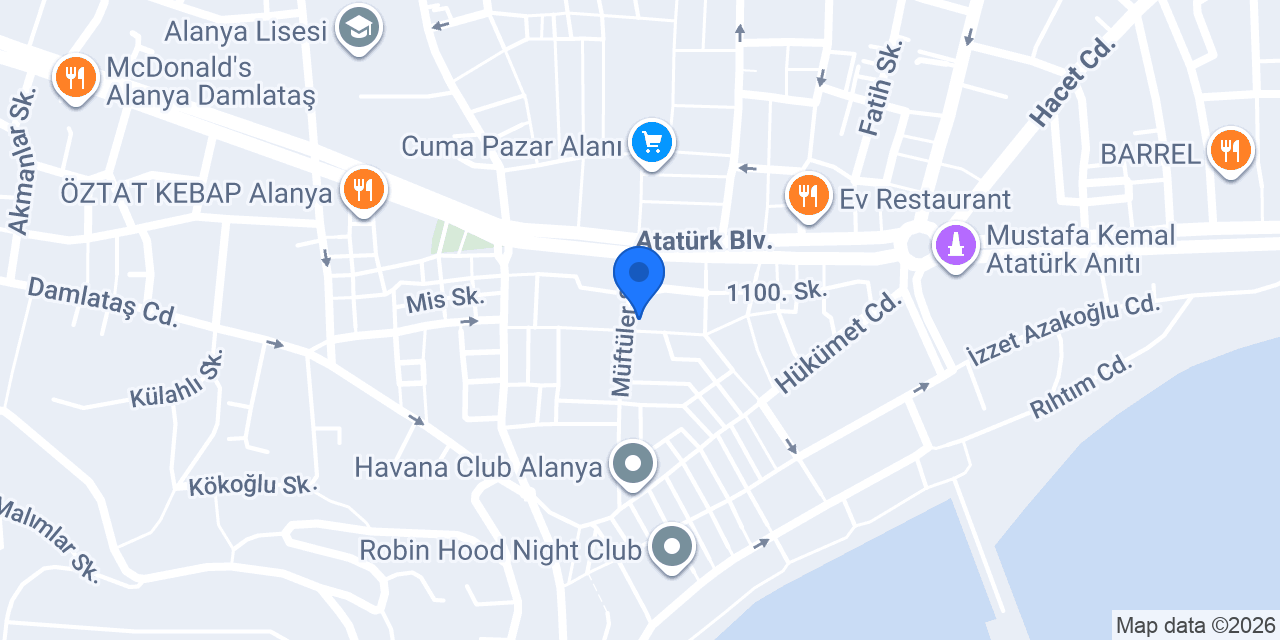 Giray hotel konumu