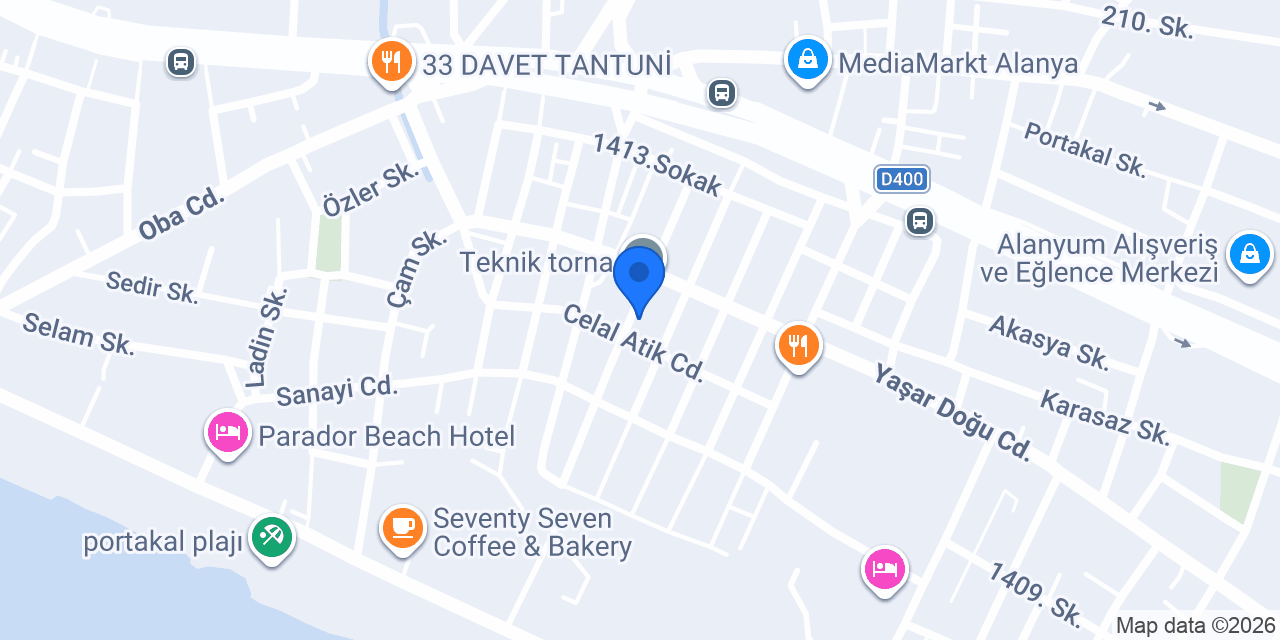 Akışlar Lokantası konumu