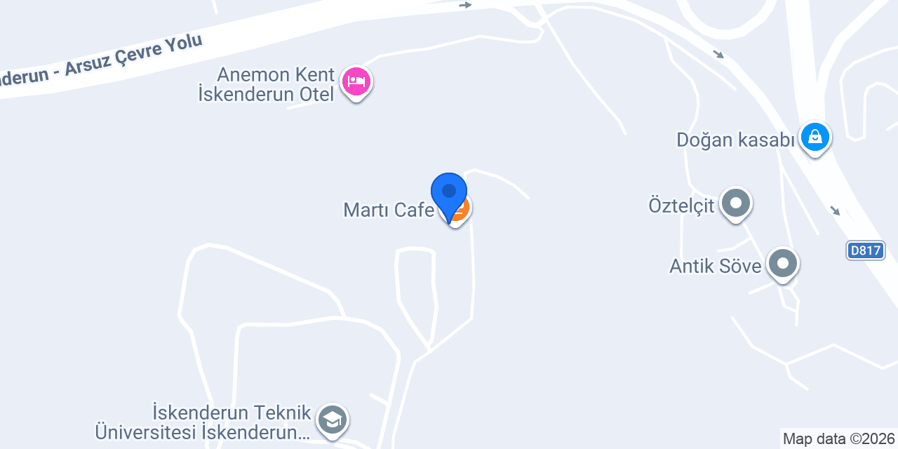 Martı Cafe konumu