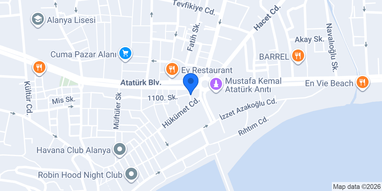 Diş Hekimi Tarık Barutçu konumu