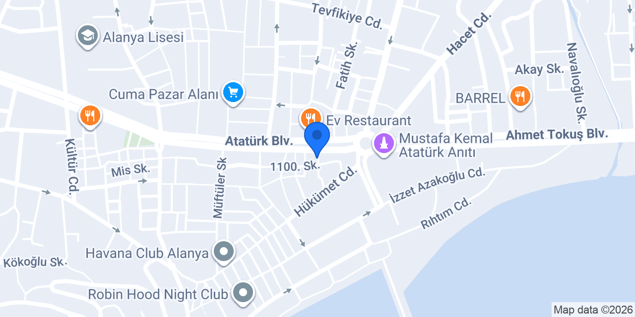 Onur Alp İşman Ortodonti Kliniği konumu