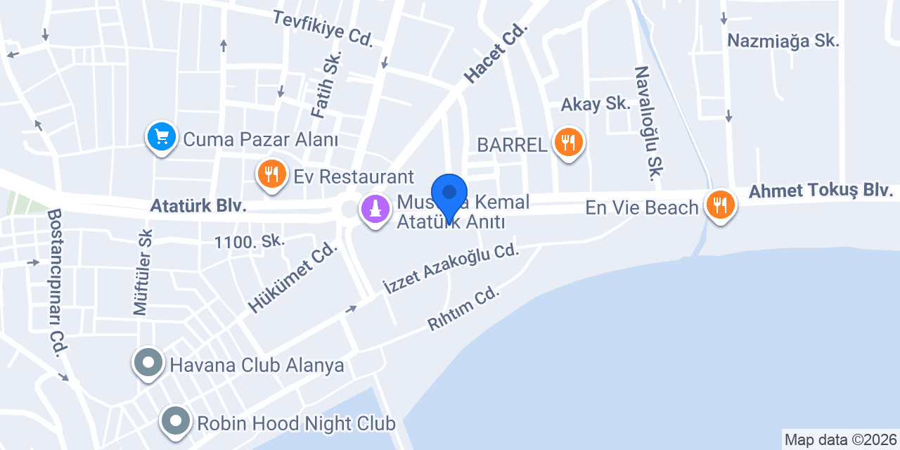 Pikan Alanya konumu
