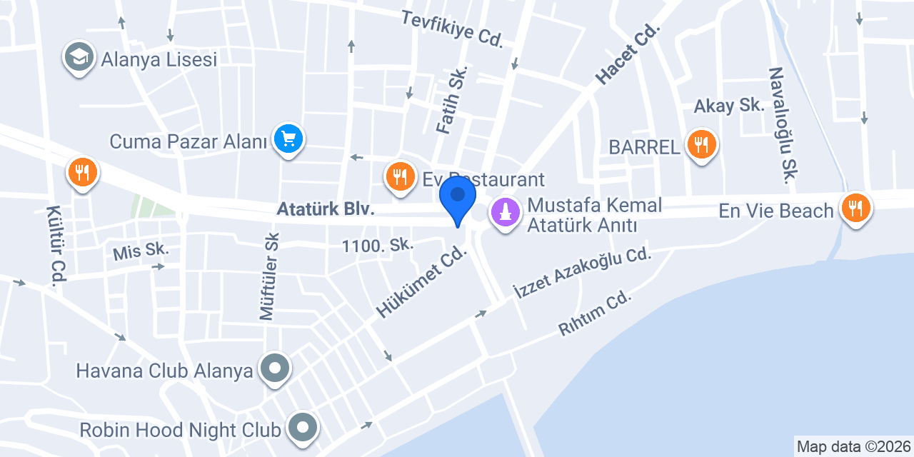 Alanya Dentist - Дантист konumu