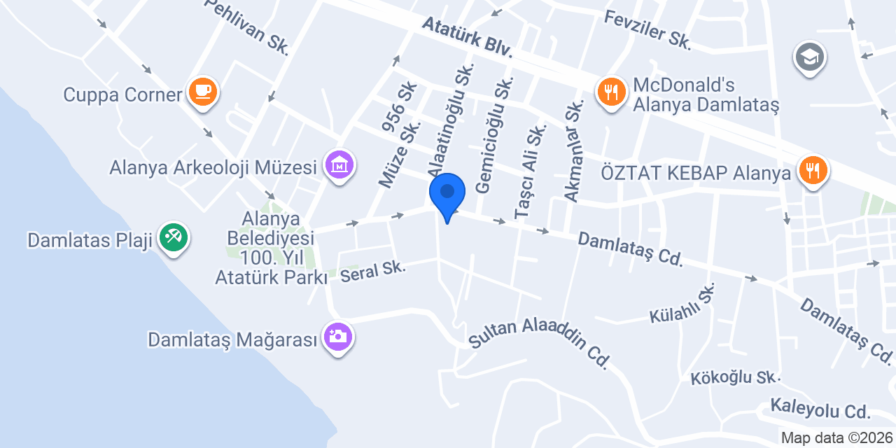 ALANYA BULUT ECZANESİ Pharmacy Apotheke Aптека konumu