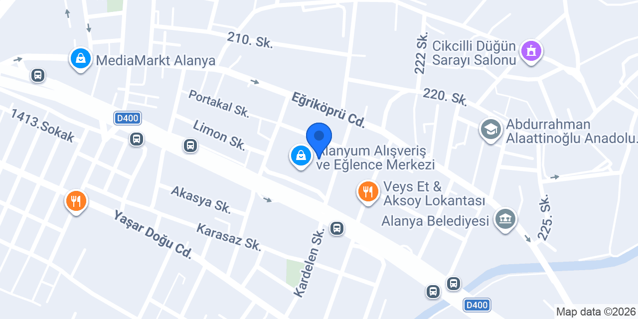 SİNEMA ALANYUM konumu