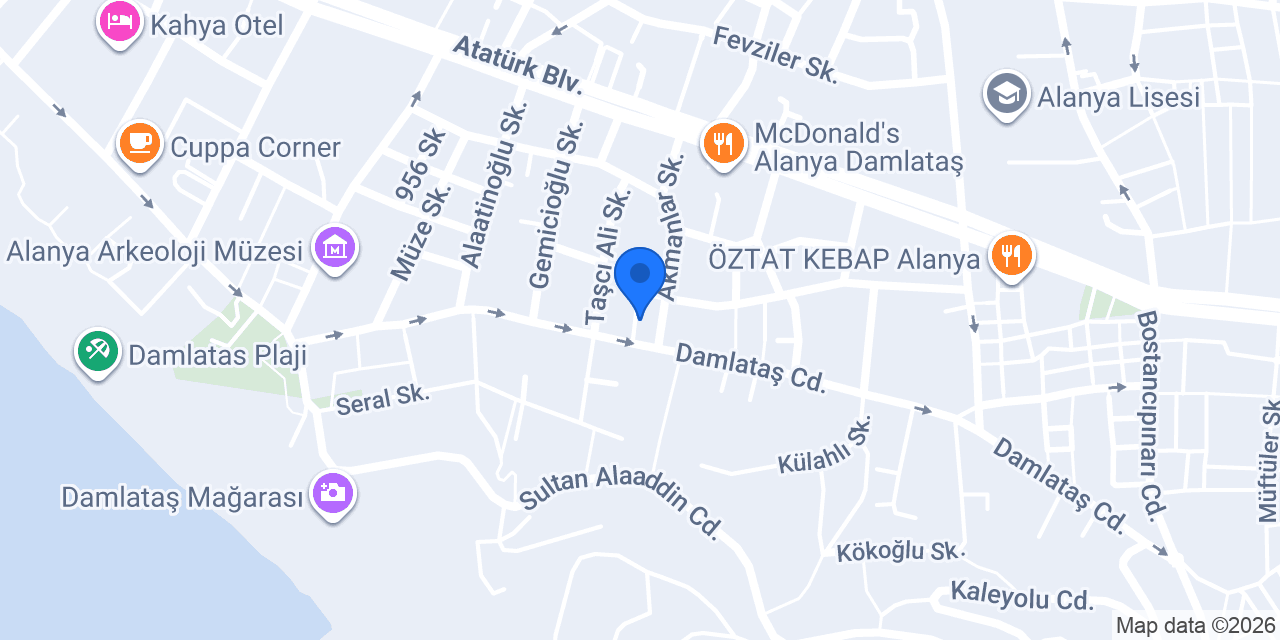 Nailab Alanya konumu