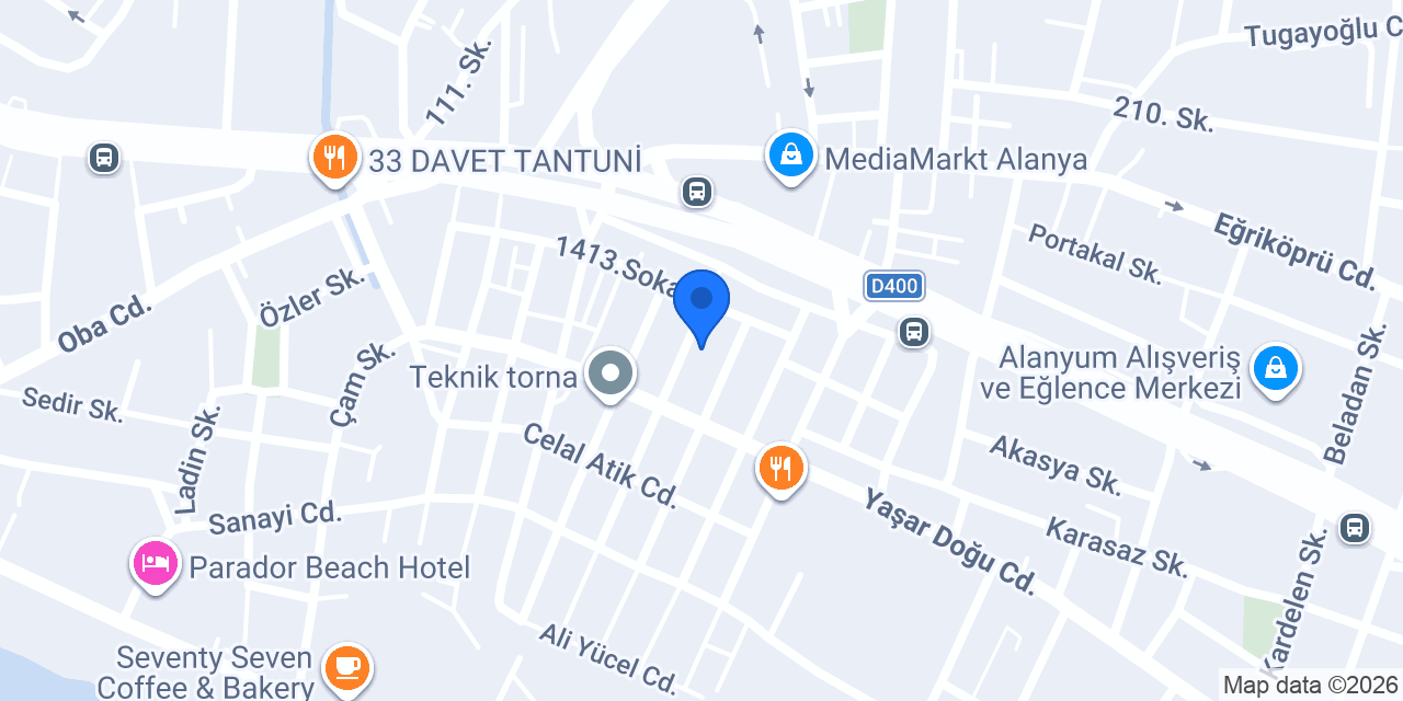 Çağlar Oto Çıkma Parça konumu