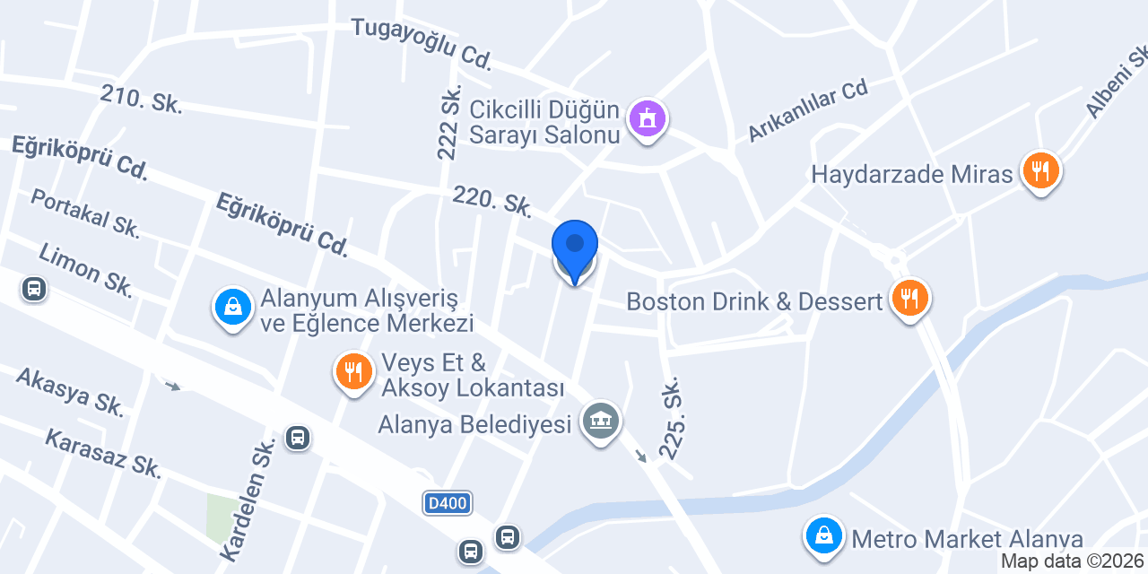 Abdurrahman Alaattinoğlu Anadolu Lisesi konumu