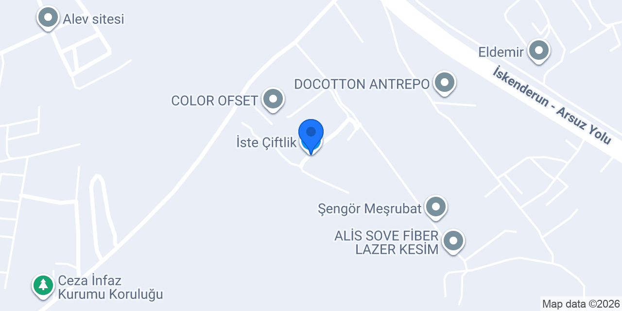 İste Çiftlik konumu