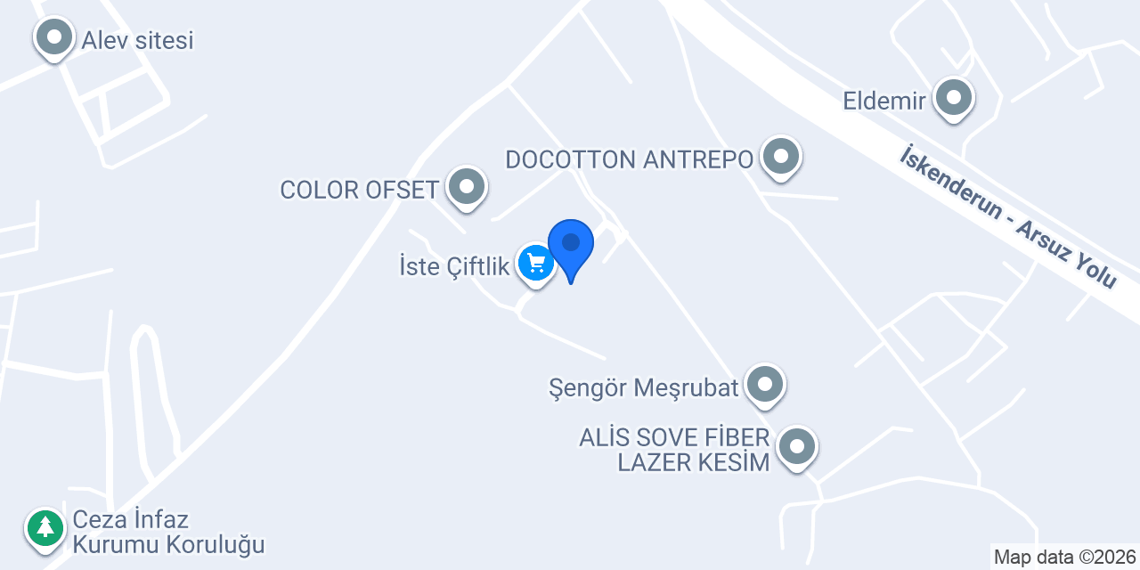 Hatay Pazarı konumu