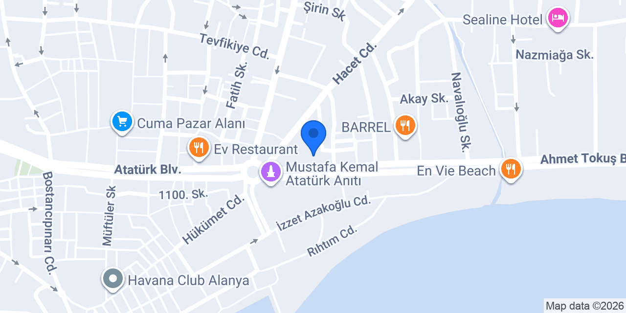 Altınbaş Alanya konumu