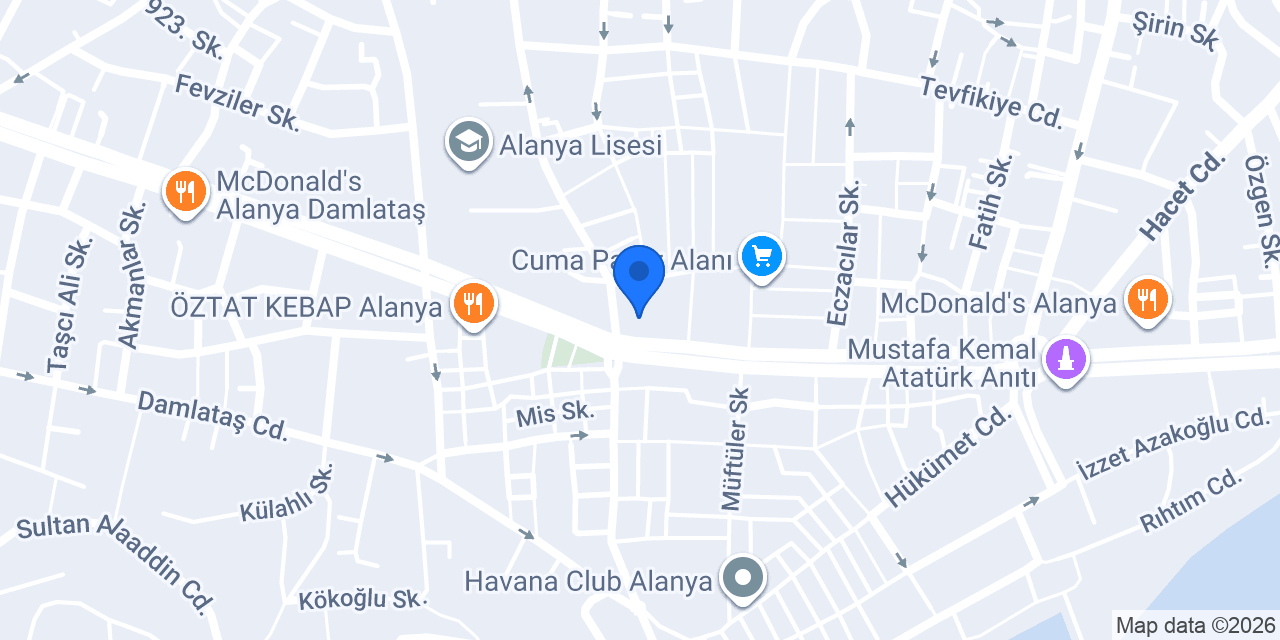 Alanya Loris Parfüm konumu