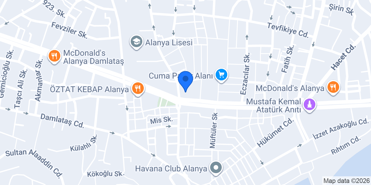 Tok Eczanesi konumu