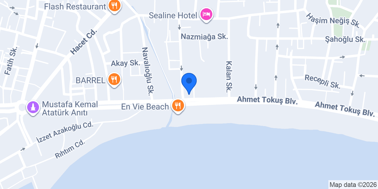 Alanya Büyük Hotel konumu