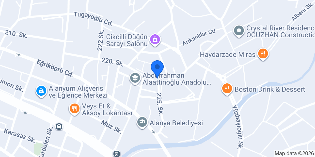 Kahyaoğlu Mühendislik İnşaat konumu