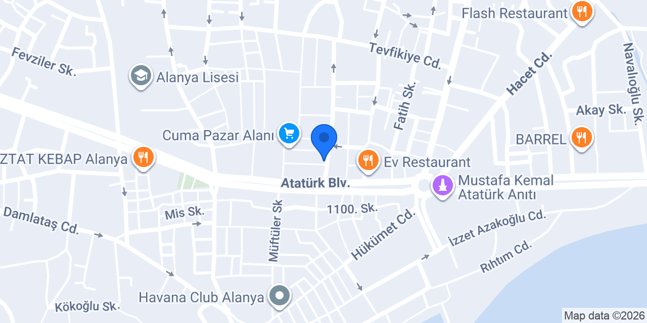 Şeyma Nail Bar konumu