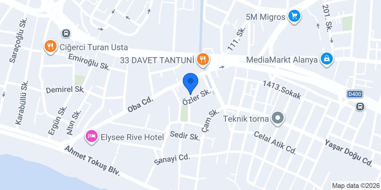 Almera Park Apart Hotel Annex konumu