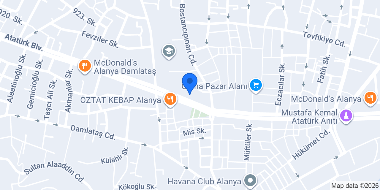 ADİM Cafe konumu