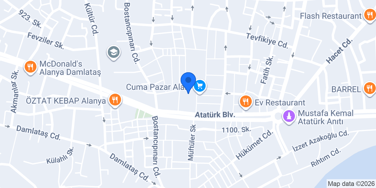Ucak Market konumu